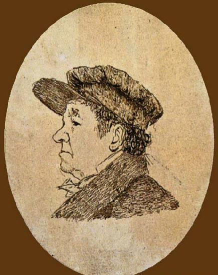 Francisco de goya y Lucientes Self-Portrait Aged 78